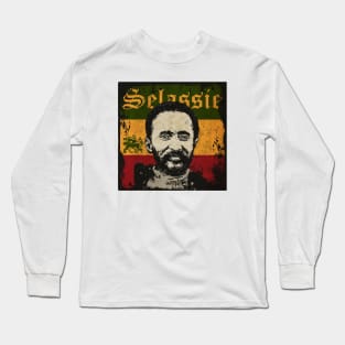 Selassie I Vinyl Cover Long Sleeve T-Shirt